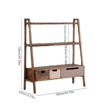 IBONSON Multi Tiered Plant Stand Indoor Living Room Floor-Standing Solid Wood Bonsai Stand Balcony Flower Stand Storage Rack Multi-Layer Plant Flower Stand Corner Outdoor Plant Stand