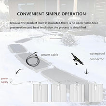 WRTYHGVGT Snow Melting Mat, Heated Outdoor Mats for Walkways,No-Slip Sidewalk Heating Mats, for Winter Snow Removal Snow and Ice Melt (Size : 10 * 15in(25.4 * 38.1cm))
