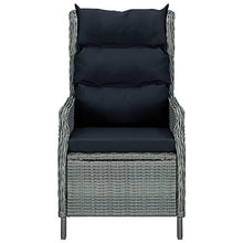 Heofavd 5 Piece Patio Dining Set Light Gray Solid Acacia Wood Table 59" with Curved Legs, Steel PE Rattan Chairs, Cushions, Weather Ready Outdoor Bistro Set for Backyard, Balcony, Deck