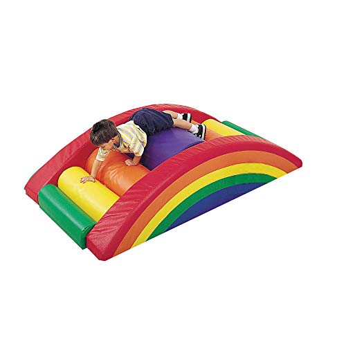 Children's Factory Rainbow Arch Climber Toddler Playset Green