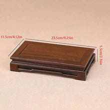 QUANGJN Pcs Plants Saucers Decoration Solid Wood Buddha Statue Base Flower Pot Bonsai Purple Sand Pot Tea Set Base Bracket Plant Pot Saucers,
