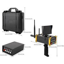 Gold Diamond Detector Long Range Underground Metal Detector Treasure Hunter Find Gold Silver Copper Diamond Digger Archaeological Prospecting Machine,Yellow (Yellow)