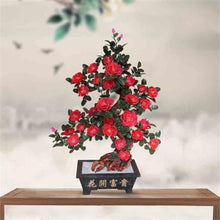 YXIANG56Q Fake Plants Artificial Bonsai Tree Lifelike Faux Potted Plant Jade Flower Ornament Bonsai Tree
