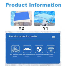 DLYZAYE Diving Board Platform for Swimming Training and Competition, Stainless Steel Pool Starting Block with Fittings for Indoor and Outdoor Use