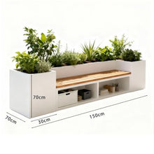 LICONG-2019 Flowerbox Multifunctional Planter Bench Storage Seat
