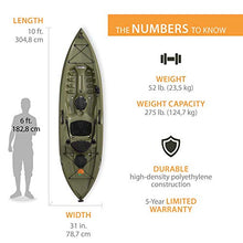 Lifetime Tamarack Angler Sit-On-Top Kayak Olive