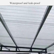 EMYJAY Roofing Sheet Polycarbonate Sheet, Clear Daylighting Panel Transparent Heat-Insulating Flame Retardant Greenhouses Cover for Cold Frame Cladding (Color : Clear, Size : 1.2mx5m)