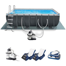 INTEX Ultra XTR 18ft x 9ft x 52in Above Ground Swimming Pool Set Bundle