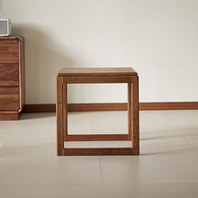 Couch End Table Wooden Sofa Side Table Chinese Style Simple Square Sofa Small Coffee Table Living Room Table Corner Tables for Living Room