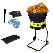 DHMYYXGS Electric Leaf Mulcher/Shredder - Wood Chippers Shredders Mulchers - 8200rpm Motor for 17:1 Reduction Ratio, Adjustable Control Dia with Leaf Scoops Spade & Collection Bag Powercord×20m