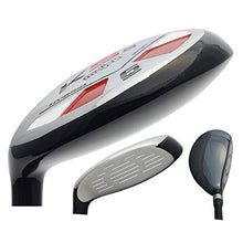 Majek Women's Left Handed Golf Hybrid Complete Set Black