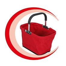 GAAHRQQQ Shopping Basket Folding Portable Shopping Basket Storage Fruit Basket Picnic Basket