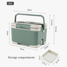 JYXYXSCP Camping Coolers,Insulated Portable Hard Cooler Lunch Box,Outdoor Portable Preservation Box Picnic Incubator with Handle