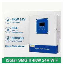 SFBBHF Solar Charge Controller 4KW 3KW 2KW 24V 12V Built MPPT 100A Solar Controller 230VAC Out-Put Voltage Max PV 500VDC with WF(SMG-II-3.2KW-Wf)