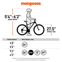 Mongoose Switchback Trail Hardtail Mountain Bike 21-Speed 27.5-Inch Neon Green