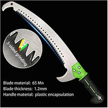 Telescopic Pole Saw 18 ft/5.5 m Pruning Saw with Curved Tree Saw Extendable Telescopic Rod Saw for Pruning and Trimming Branches Cutting Leaves Landscaping Fruit Tree Saw Gardening Tool