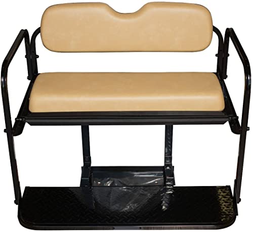 Performance Plus Carts Yamaha Golf Cart Flip Folding Rear Seat Kit Tan