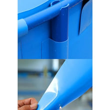 Pool Above Ground, PVC Canvas Pool with Support for Ponds Pool for Breeding Koi Aquaculture Pool Fish Pool Breeding Koi GardenLrrigation (Color : Blue, Size : 2.5x1m) (Blue 2.5x1.2m)