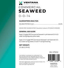 Ventana Plant Science VPS Kelp Fertilizer Seaweed Extract 44 lbs