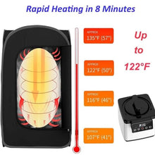 Piefeak Portable Home Steam Sauna Tent with Adjustable Steamer & Remote Control, Includes Relaxation Folding Chair for Detox and Wellness (4.0l)
