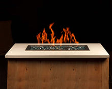 Celestial 24" x 8" CSA Certified Fire Pit Burner Kit, Commercial Grade 16 Gauge 304 Stainless Steel, Flame Sensing Safety Feature, Beveled Lip for Extra Strength, Propane, Electronic Ignition