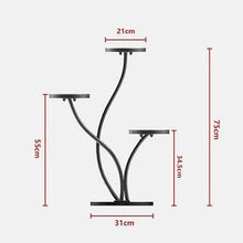TBNLASS Plant Stand Iron Flower Pot Holder Shelves Planter Rack Storage Organizer Display Indoor Garden Balcony