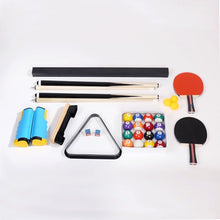 AiAigpt Premium 5.5 Ft Pool Table Green Velvet Cloth MDF Black+Blue