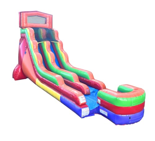 TentandTable 18FT Commercial Inflatable Water Slide & Blower, Modular