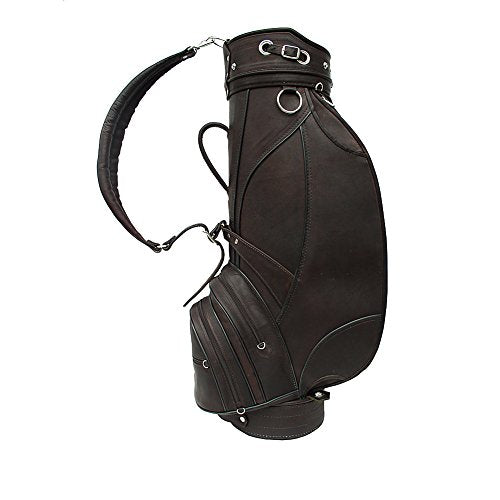 Piel Leather Deluxe Golf Bag Chocolate