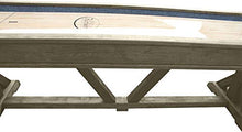 Playcraft Brazos River 12' Weathered Gray Pro-Style Shuffleboard Table