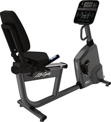 Life Fitness RS1 Recumbent Indoor Cycling Exercise Bike with Track Connect Console Gray