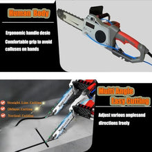 GAYAYAS Concrete Cutting Saw, Handheld Chainsaw, with Water Fed Dust Suppression, Handheld Electric Mini Chainsaw Wall Cutter, for Granite, Reinforced Concrete,Depth48cm