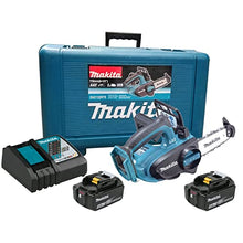 Makita DUC122RTE Top Handle Cordless Chainsaw 18 V / 5.0 Ah, 2 Batteries and Charger in Transport Case