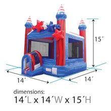 TentandTable Inflatable Bounce House Commercial Grade Stars and Stripes