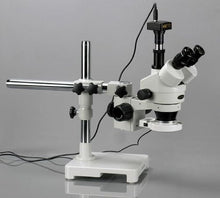 AmScope Digital Trinocular Stereo Zoom Microscope 3.5X-90X Clear
