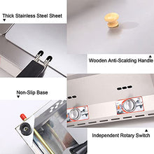 Professional Commercial Gas Fryer, Stainless Steel Lpg Fryer, Freestanding Temperature Control, Adjustable Firepower, With Baskets And Lid, Easy To Clean,B8L+8L+8L