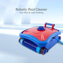 zcjysqav Pool Vacuum with Wall Climbing Capability and 18m Cord, Robotic Pool Cleaner, Pool Skimmer Robot, Ideal for Above Ground and Inground Pools