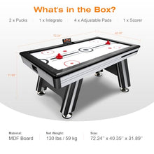 KEIKI 72" LED Air Hockey Table with Electronic Score System