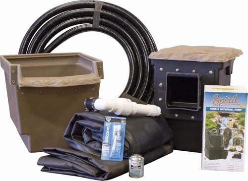 EASYPRO ET610FB Pro-Series Mini Pond Kit, 6' x 10' x 2' Deep, 675 Gallon
