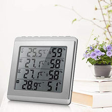 MVUYO LCD Digital Indoor and Outdoor Thermometer Hygrometer with 3 Transmitter