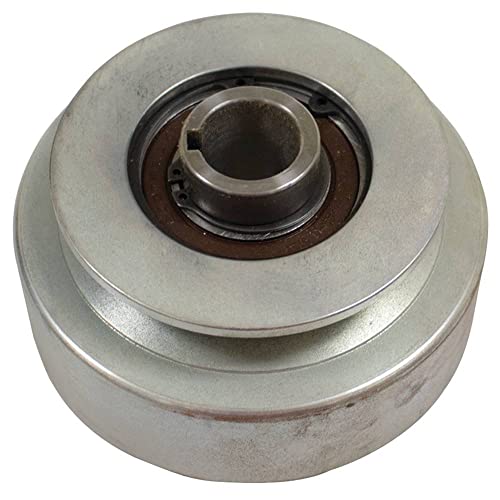 Stens 255-635 Heavy-Duty Pulley Clutch Compatible with/Replacement for Mackissic 030-0164, Noram 160021, Troy-Bilt 1762055 1/4" Keyway, 4" OD Pulley, 1" bore Ball Bearing Style hub for Smooth Running