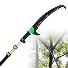 Telescopic Pole Saw,Extendable Landscaping Pole Saw with Hook Professional Telescopic Pruning Saw,for Trimming Branches and Leaves High Altitude Branch Saw Gardening Tool,5.4m/18FT