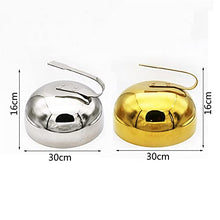 FMOPQ Cheese Melting Dome 304 Stainless Steel Food Cover with Handle Steaming Cover for Flat Top Griddle Grill Indoor/Outdoor(11.8 inch) (Color : Gold) (Silver)