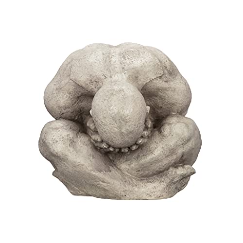 Design Toscano Meditating Shy Yogi of Bali Sculpture: Grand