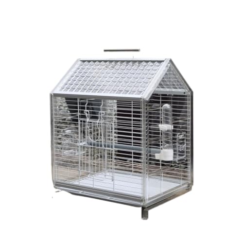 Large Clear Bird Cage Villa, Panoramic Transparent Splash Proof Home Cage