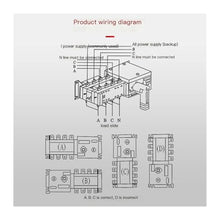 MGMYVDDGVW Dual-Power Automatic Transfer Switch 380V Isolation Type Three-Phase Four-Wire 630A Switching 1000A Controller 4P(2500A)