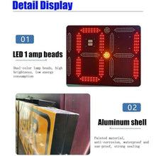 Solar Radar Speed Limit Sign, 20"x28"Radar Feedback Sign, IP65 Waterproof, 500m Visibility Distance, Radar Speedometer for Highways & Streets