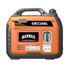 GENMAX Portable Generator，2200W Ultra-Quiet Gas Engine, EPA Compliant, Eco-Mode Feature, Ultra Lightweight for Backup Home Use & Camping (GM2200i)