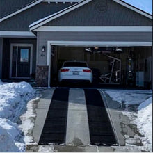 TRUNXUCL Heated Outdoor Mats, Snow Melting Mats, Heated Stair Treads for Outside, Ice Melting Mats for Walkways, Driveway, Sidewalk(15x240inch)