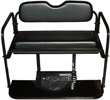 Performance Plus Carts Yamaha Golf Cart Flip Folding Rear Seat Kit Black